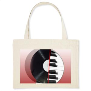 Shopping bag Vinyldéco Piano