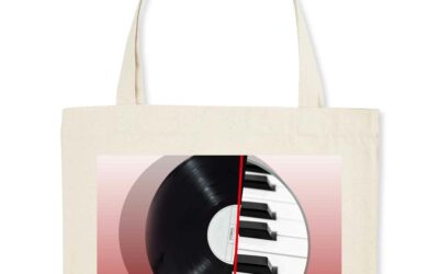 Shopping bag Vinyldéco Piano
