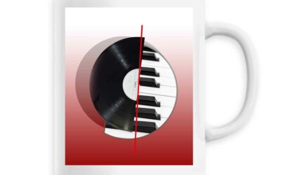 Mug céramique Vinyldéco Piano