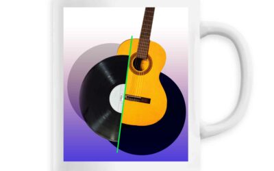 Mug céramique Vinyldéco Guitare Classique