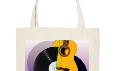 Shopping Bag Bio Vinyldéco Guitare Classique