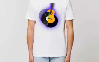 Tshirt Homme – Coton Bio – Guitare Classique