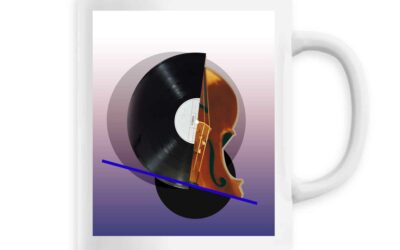 Mug céramique Vinyldéco Violoncelle
