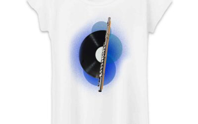 Tshirt Femme – Coton Bio – Flûte