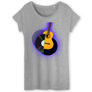 Tshirt Femme - Coton Bio - Guitare Classique
