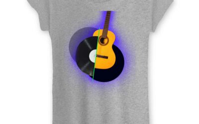 Tshirt Femme – Coton Bio – Guitare Classique